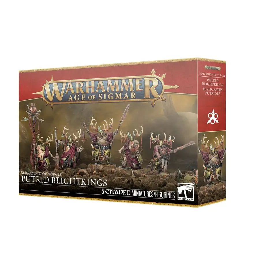Warhammer Age of Sigmar: Maggotkin of Nurgle - Putrid Blightkings - Action Figure & Toy