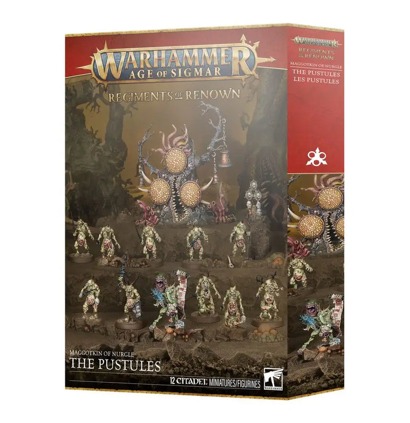 Warhammer Age of Sigmar: Maggotkin of Nurgle - The Pustules - Action Figure & Toy
