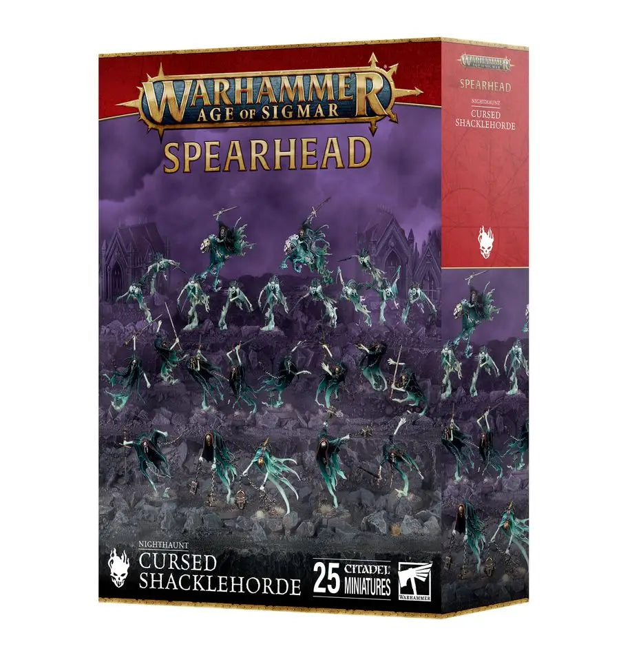 Warhammer Age of Sigmar: Nighthaunt - Cursed Shacklehorde Spearhead - Action Figure & Toy