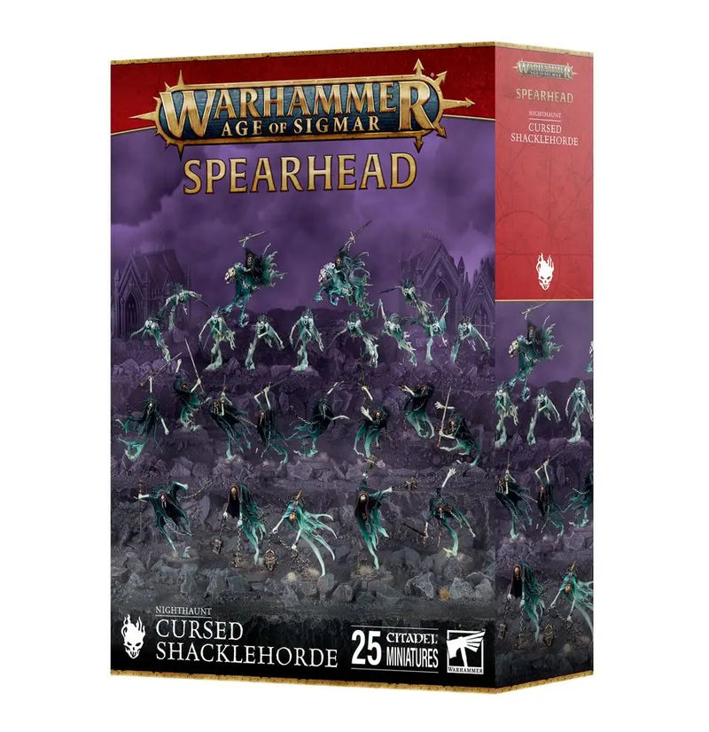 Warhammer Age of Sigmar: Nighthaunt - Cursed Shacklehorde Spearhead - Action Figure & Toy