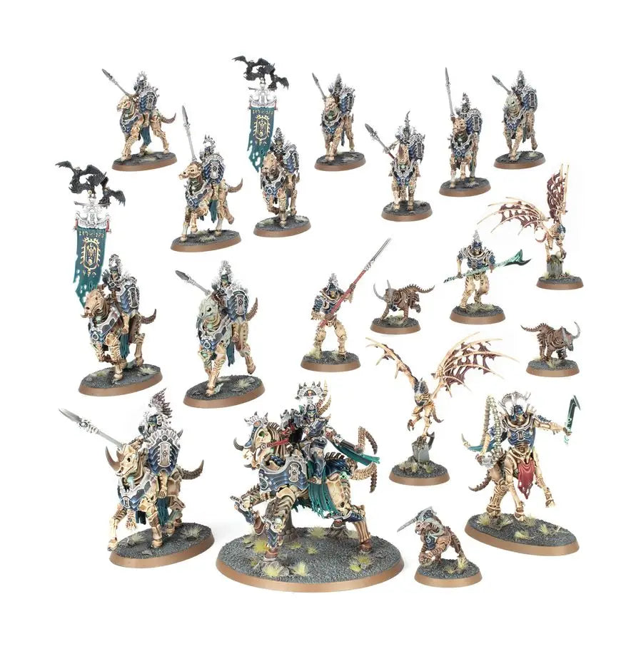 Warhammer Age of Sigmar: Ossiarch Bonereapers - Kavalos Vanguard Spearhead - Miniatures - Warhammer 40k