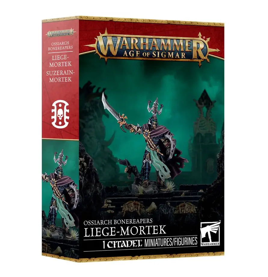 Warhammer Age of Sigmar: Ossiarch Bonereapers - Liege-Mortek - Miniatures - Warhammer AOS
