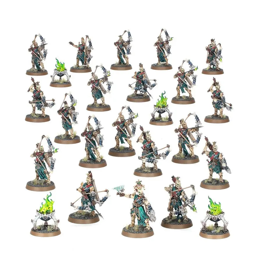 Warhammer Age of Sigmar: Ossiarch Bonereapers - Mortek Triaxes - Miniatures - Warhammer AOS