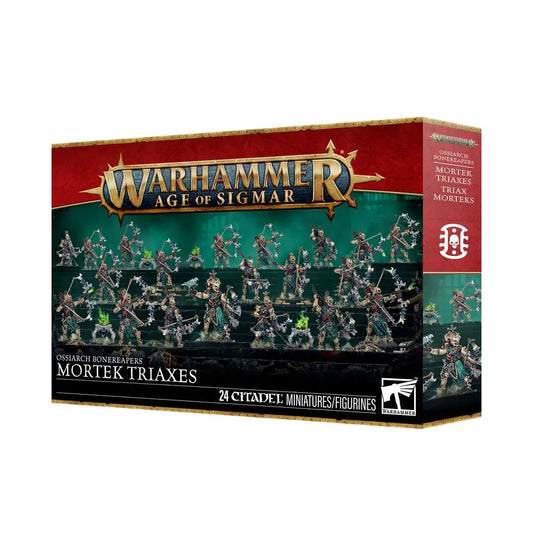 Warhammer Age of Sigmar: Ossiarch Bonereapers - Mortek Triaxes - Miniatures - Warhammer AOS