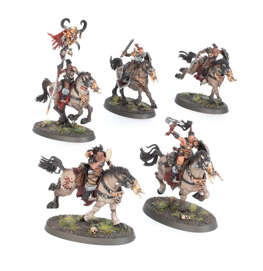Warhammer Age of Sigmar: Slaves to Darkness - Darkoath Fellriders - Miniatures - Warhammer AOS