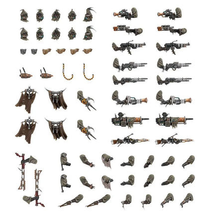 Warhammer 40k bits for Ash Waste Nomads Weapons & Upgrades set
