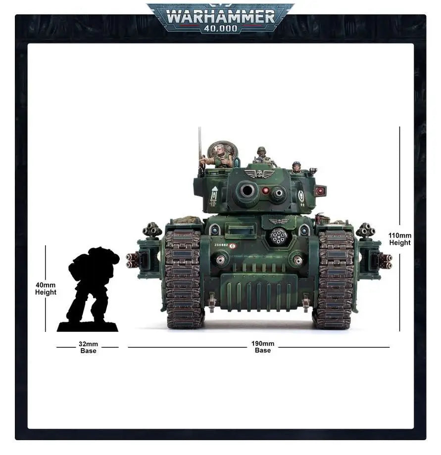 Warhammer: ASTRA MILITARUM: ROGAL DORN BATTLE TANK - Collectibles