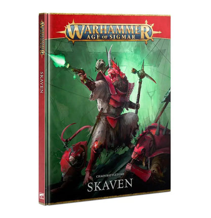 Warhammer Age of Sigmar Skaven Battletome showcasing chaos battletome and background material