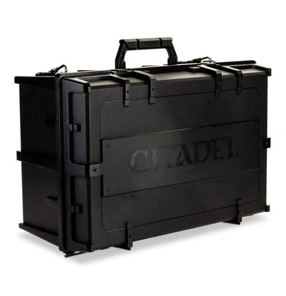 Black Citadel miniature carrying case for Warhammer Citadel Crusade figures
