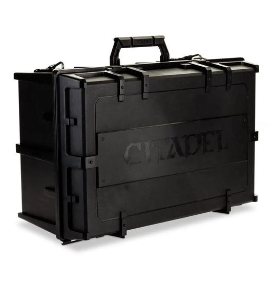 Black Citadel miniature carrying case for Warhammer Citadel Crusade figures