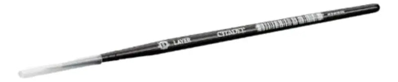 Black and silver mechanical pencil for precision with Warhammer Citadel Medium Layer Brush