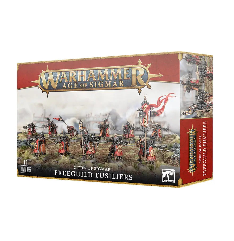 Warhammer Cities of Sigmar Freeguild Fusiliers miniatures game box set