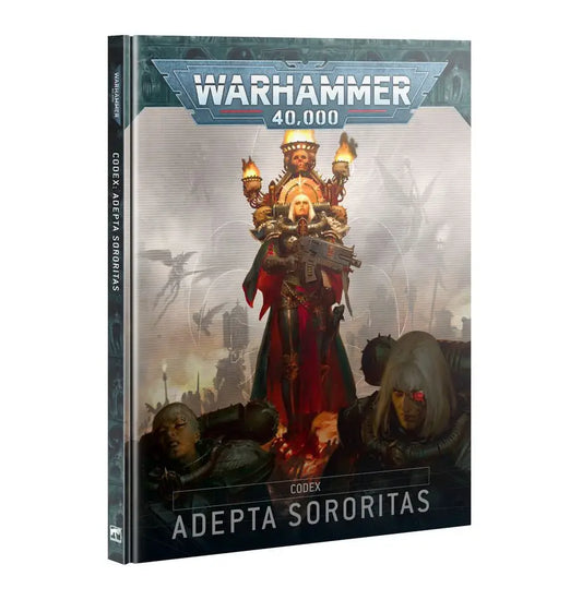 Warhammer 40,000 Codex Adepta Sororitas rulebook for combat patrol and tabletop gaming