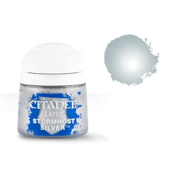 Warhammer Colour Paint: Layer - Stormhost Silver - Miniatures - Paint