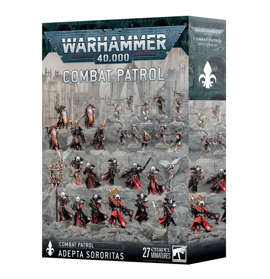 Warhammer 40,000 Combat Patrol box set featuring Adepta Sororitas Battle Sisters miniatures
