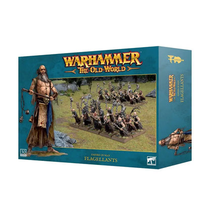 Warhammer: The Old World Flagellants box from Warhammer: Empire of Man collectible cards