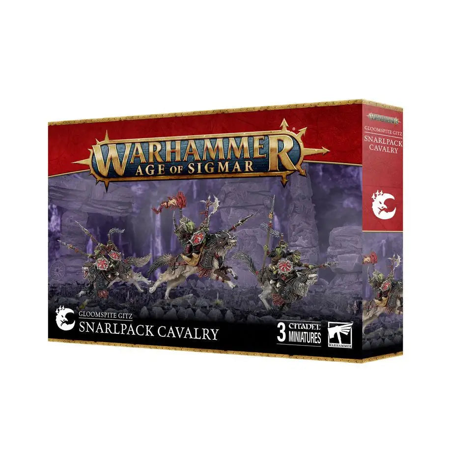 Warhammer Age of Sigmar Snarlpack Cavalry box featuring Giant Snarlfangs for collectors