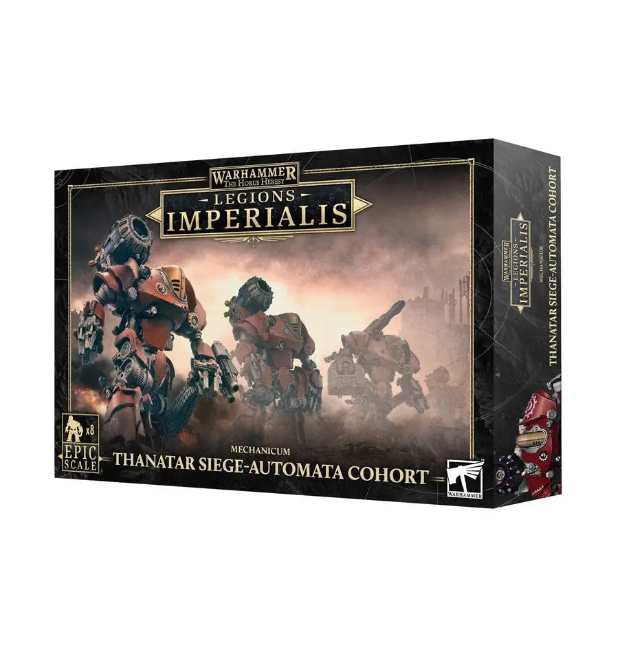 Warhammer 40,000 Legions Imperialis Thanatar Siege Automata with Mauler Bolt Cannons box set