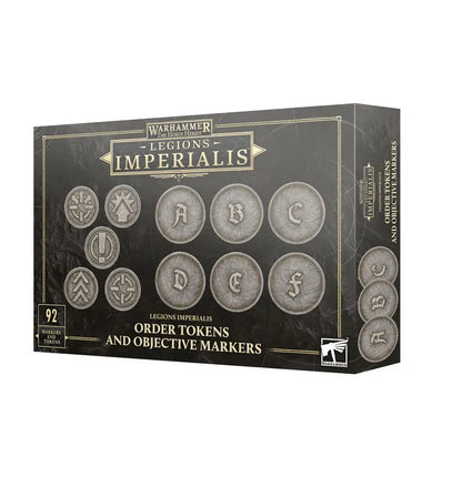 Warhammer Legions Imperialis order tokens and objective markers set 16x for tabletop gaming