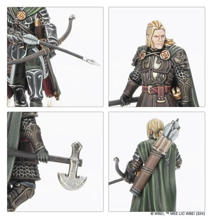 Miniature warrior figurine from Warhammer M-E SBG Princes of Rohan with Citadel Colour