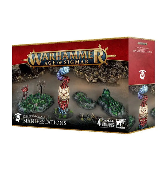 Orruk Warclans Manifestations miniatures box from Warhammer trading cards collection