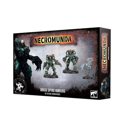 Necromunda Orrus Spyre Hunters game box set with armored warrior miniatures