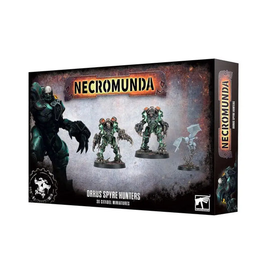 Necromunda Orrus Spyre Hunters game box set with armored warrior miniatures