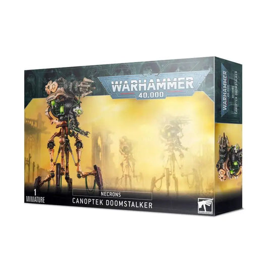 Warhammer 40,000 Necrons Canoptek Doomstalker miniature model kit for tabletop gaming