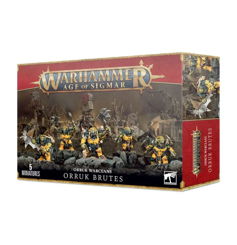 Warhammer Age of Sigmar Orruk Brutes miniature set for Warhammer Orruk Warclans