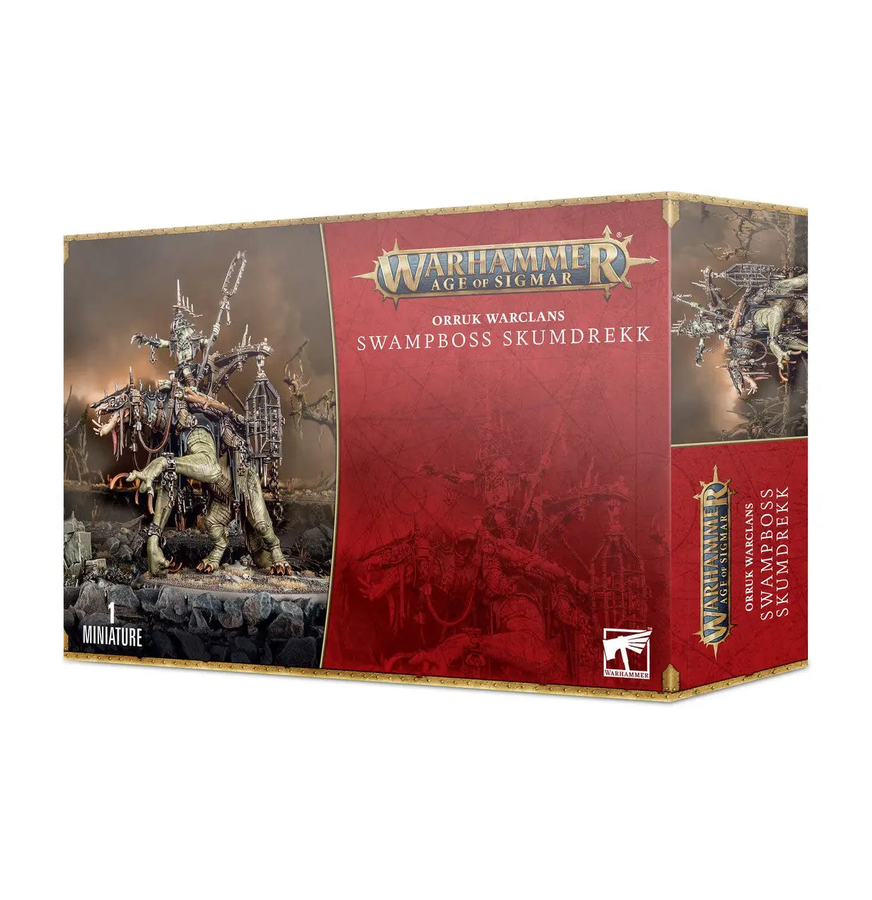 Warhammer Age of Sigmar Orruk Warclans Swampboss Skumdrekk miniature model kit