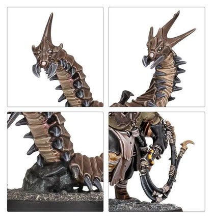 Miniature centipede-like arthromite spinewyrms from Warhammer SHA’DAR HUNTERS ash waste nomads