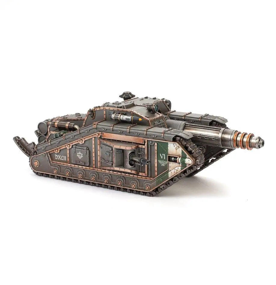 Military-style Valdor Tank Destroyer model with weathered armor for Solar Auxilia