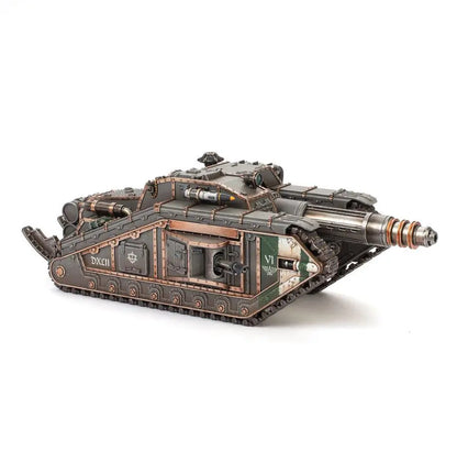 Military-style Valdor Tank Destroyer model with weathered armor for Solar Auxilia