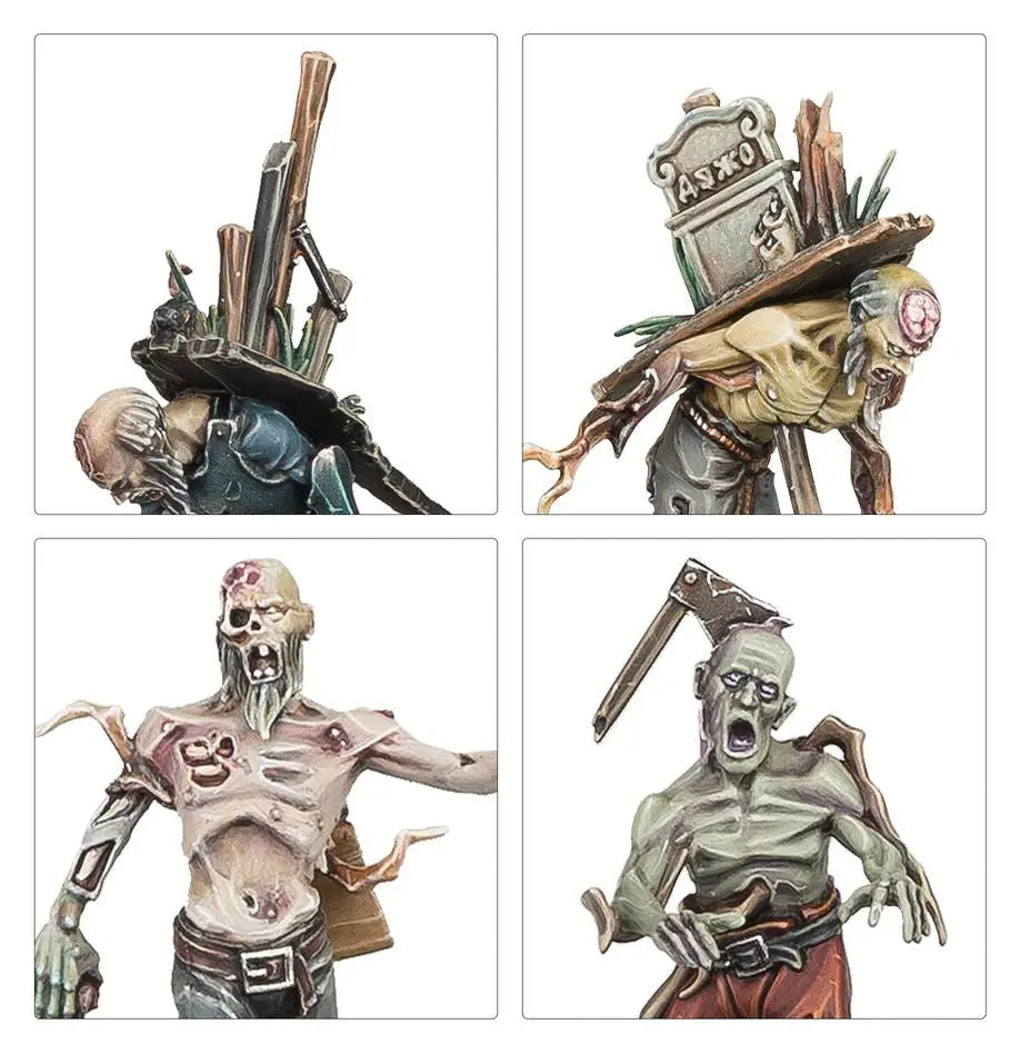 Miniature Deadwalker Zombies from Warhammer SOULDBLIGHT GAVELORDS DEADWALKER ZOMBIES