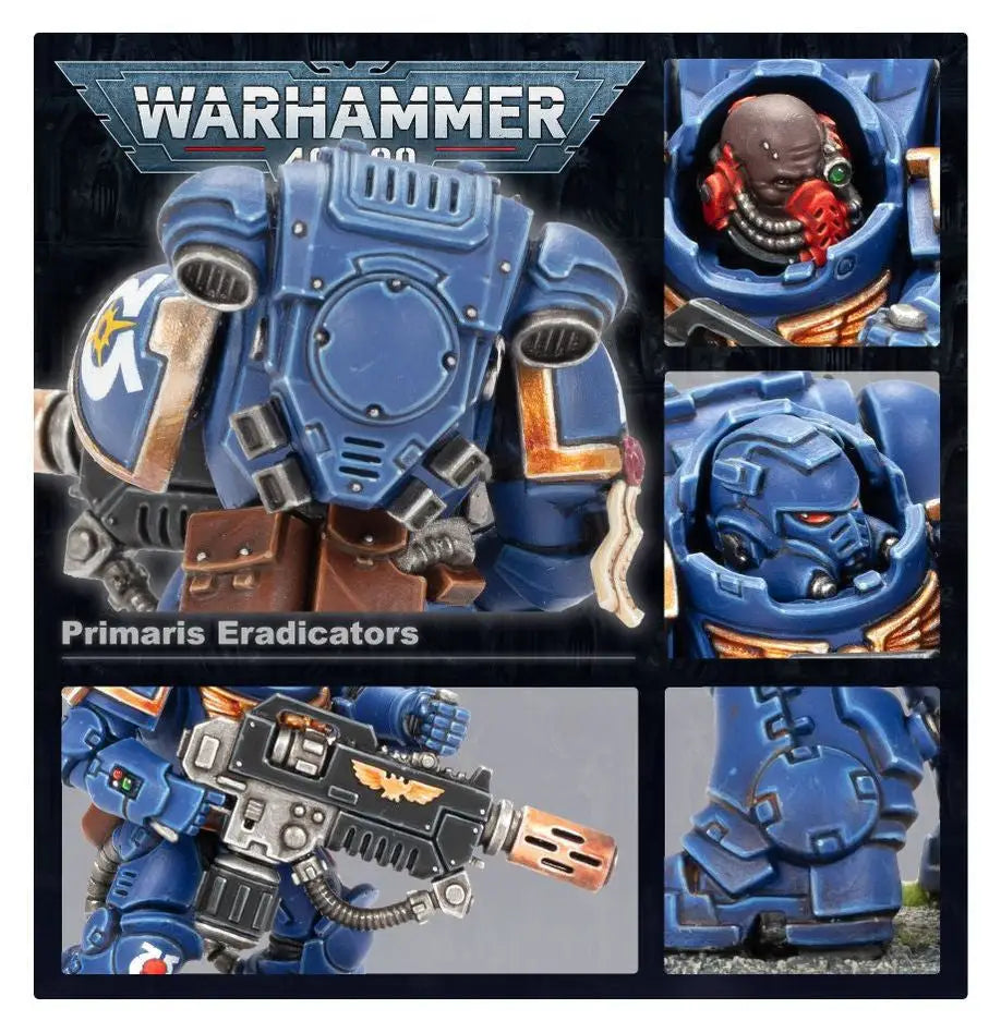 Warhammer SPACE MARINES PRIMARIS ERADICATORS with melta rifles and customizable options