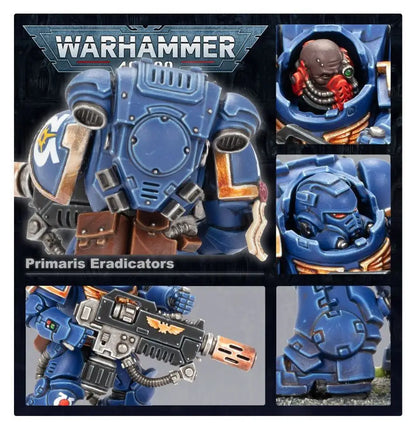 Warhammer SPACE MARINES PRIMARIS ERADICATORS with melta rifles and customizable options