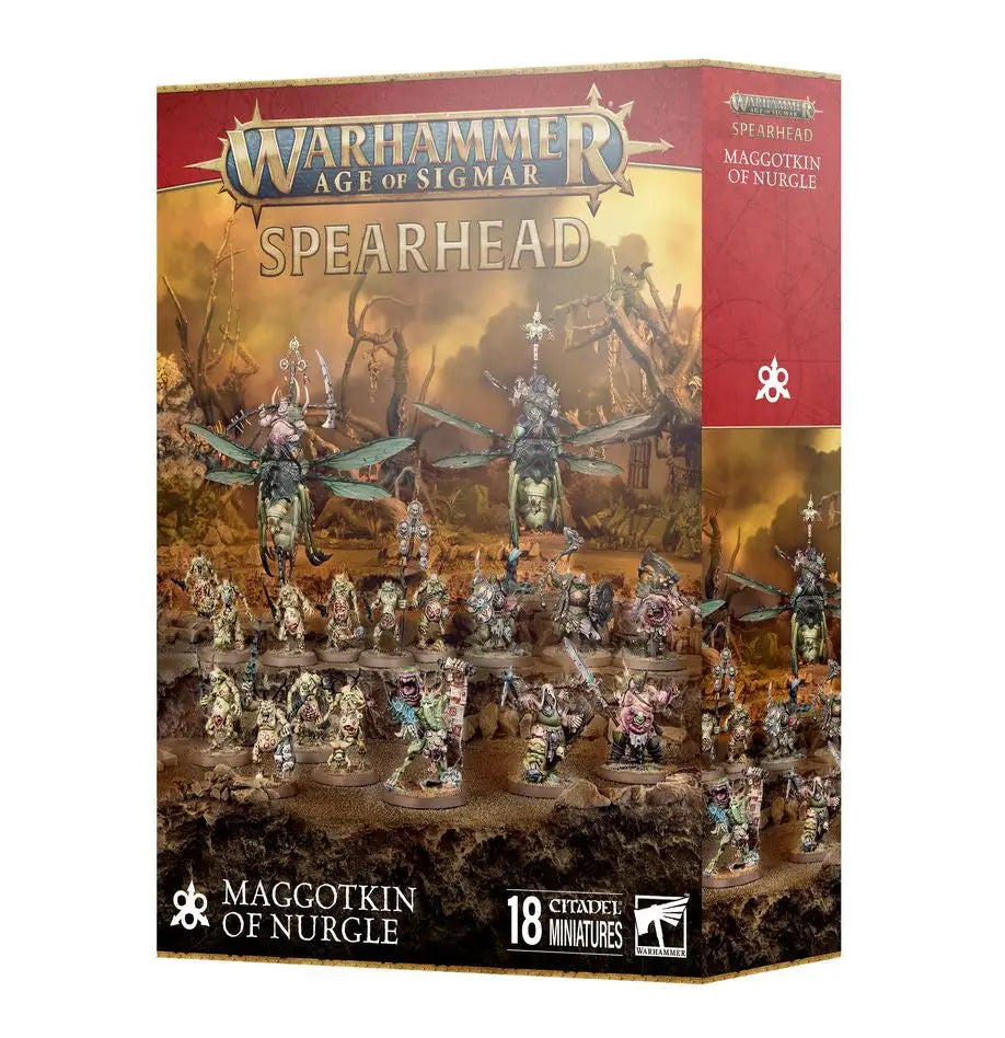 Warhammer Age of Sigmar Maggotkin of Nurgle Spearhead miniatures box set