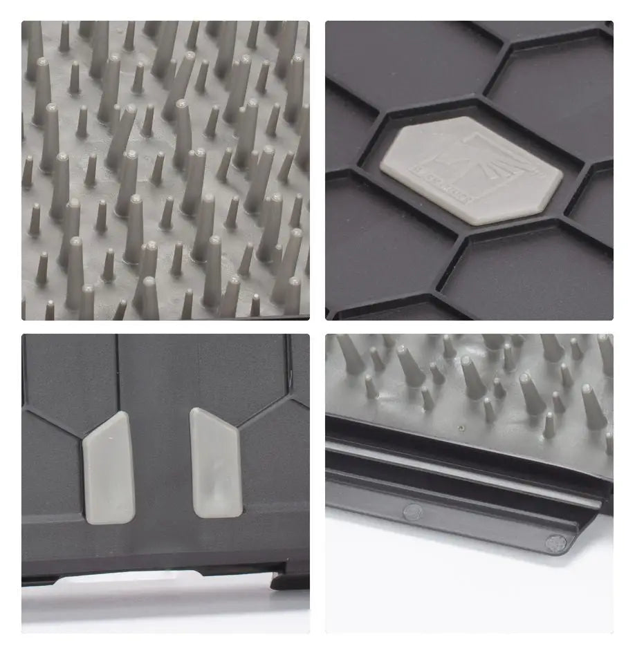 Textured rubber mat with geometric patterns in Warhammer Stormvault Combat Case