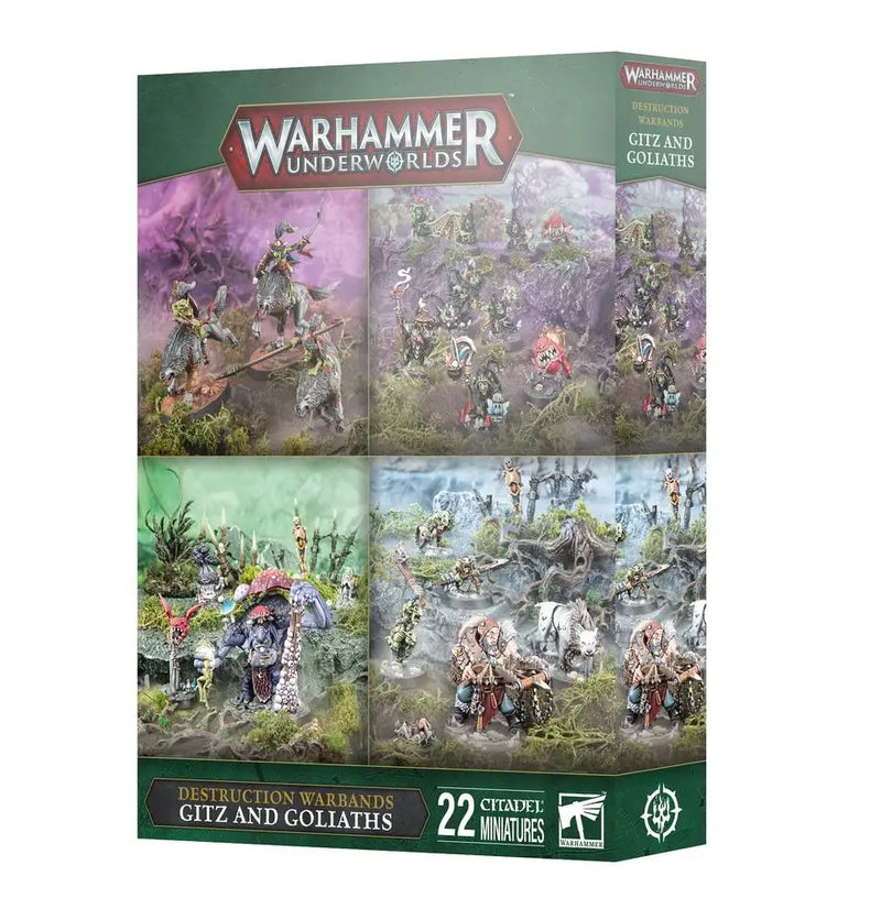 Warhammer Underworlds: Destruction Warbands - Gitz and Goliaths - Miniatures - Warhammer AOS