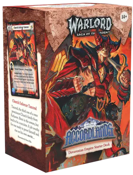 Warlord CCG: Saga of the Storm - Into the Accordlands Starter Deck: Deverenian Empire - TCG - Warlord Sealed