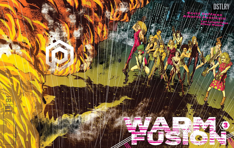 Comic book cover Warm Fusion #3 Cover B Alberto Ponticelli Variant featuring Alberto Ponticelli art