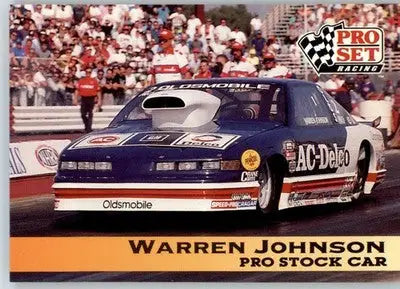 Warren Johnson - 1992 Pro Set NHRA - #136 - Racing - Racing Card Single