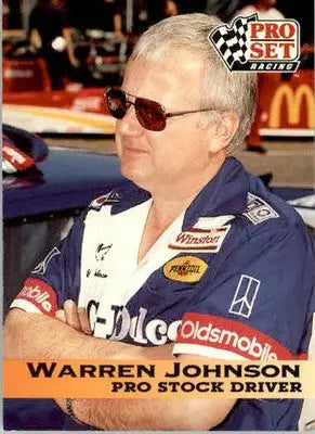 Warren Johnson - 1992 Pro Set NHRA - #94 - Racing - Racing Card Single
