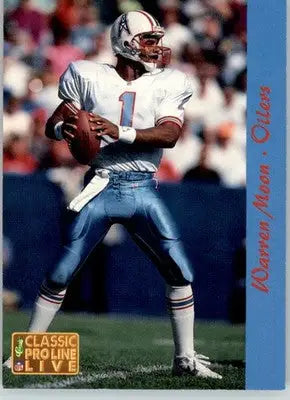 Warren Moon - 1993 Pro Line Live - #101 - Football