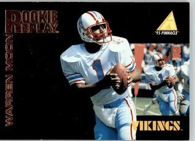 Warren Moon - 1995 Pinnacle Club Collection - #179 - Football - Football Card Single