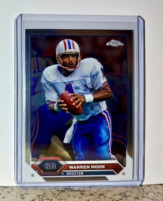 Warren Moon 2023 Topps Chrome NFL #32 Football Card Houston Texans - Football Card Single