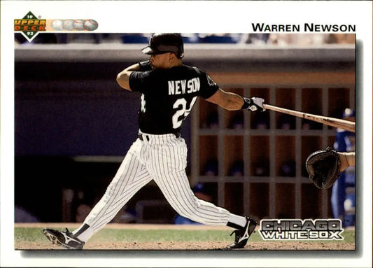 Warren Newson 1992 Upper Deck MLB #621 Baseball Card Chicago White Sox - Baseball Card Single