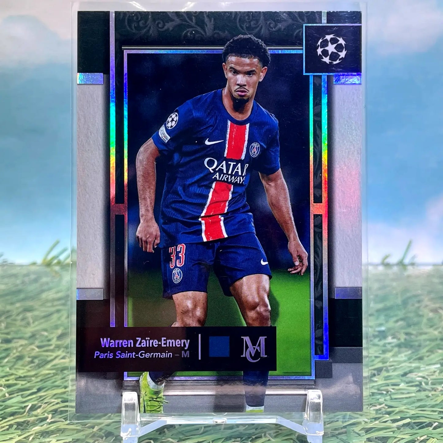 Warren Zaire-Emery Paris Saint-Germain 2024-25 Topps Museum Club UCC #33 - Soccer Card Single