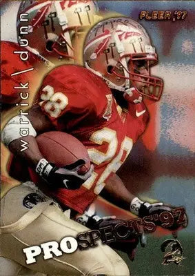 Warrick Dunn - 1997 Fleer - #4 - Prospects ’97 Football - Football Card Single