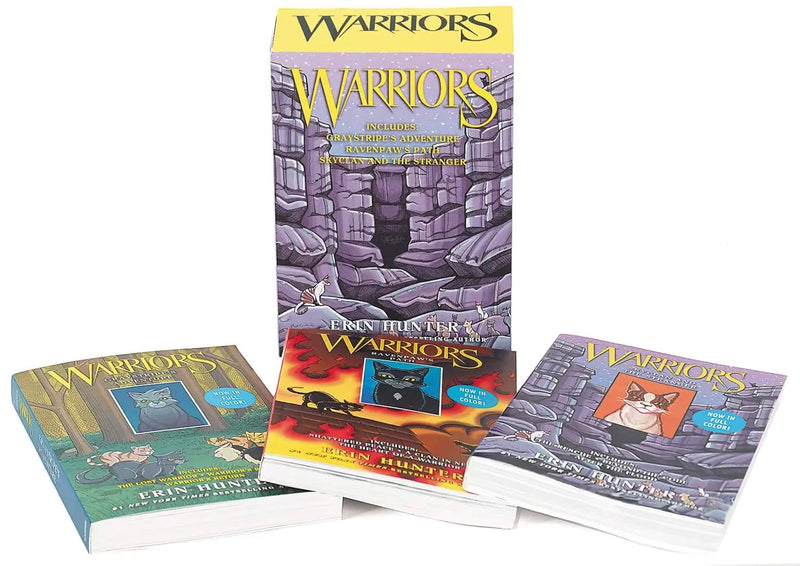 Warriors 3-Book Full-Color Box Set: Graystripe’s Adventure; Ravenpaw’s Path SkyClan and the Stranger - Graphic Novels